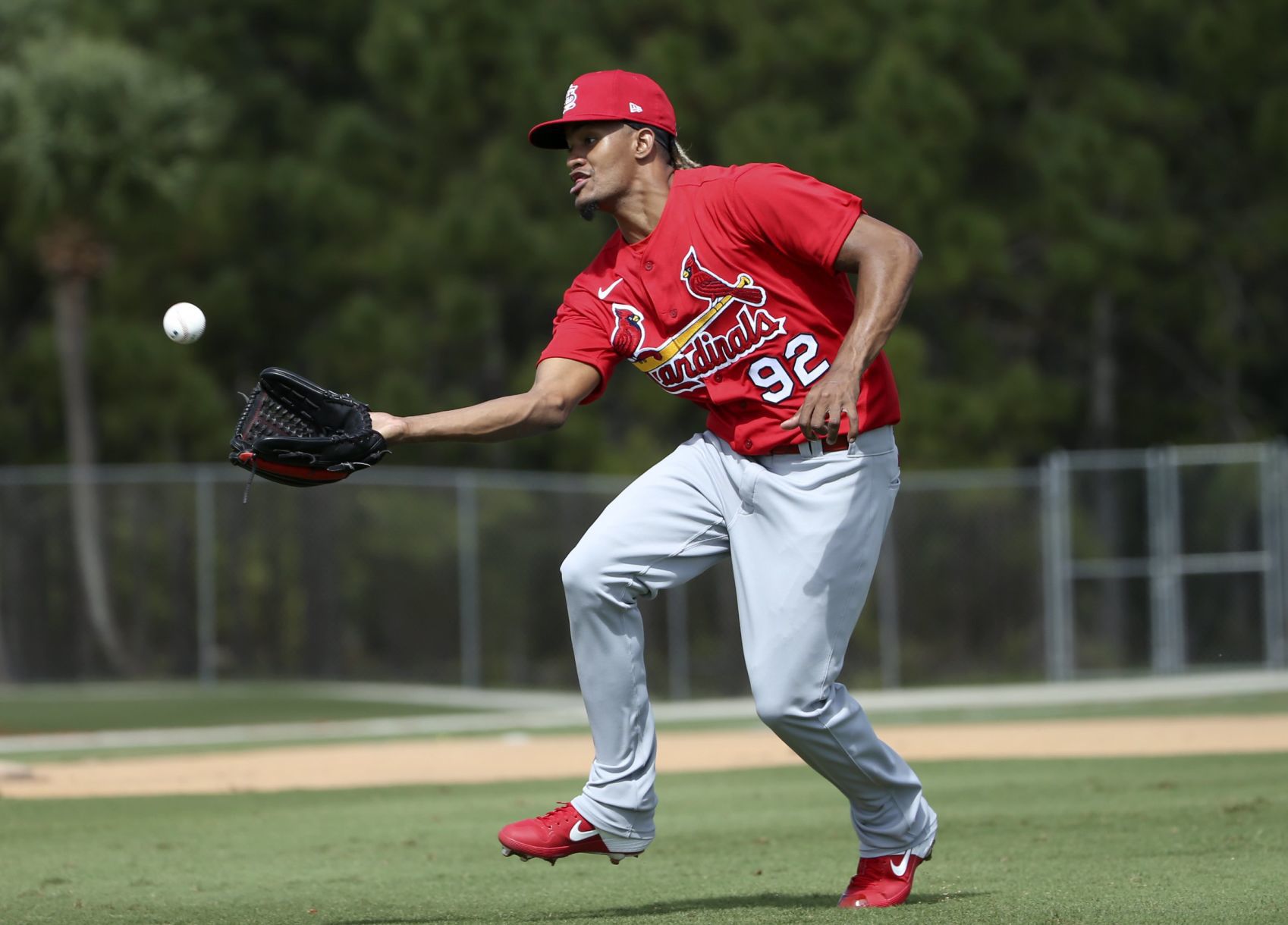 First official workout of Cardinals spring training